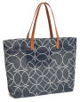 Barnes & Noble Exclusive Summer Tote - Navy Print