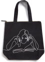 Girl Reading Book Tote