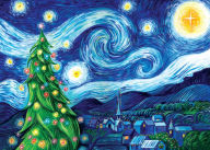 Silent Night, Starry Night Boxed Holiday Cards