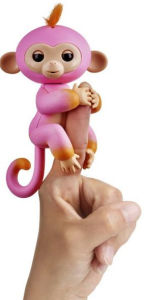 Title: Fingerlings Pink/Orange Baby Monkey - Summer