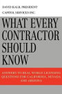 What Every Contractor Should Know