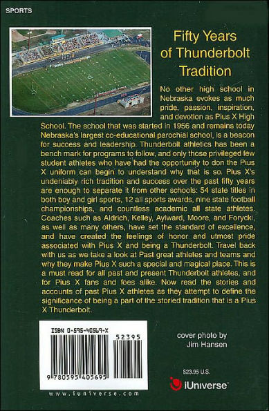 Fifty Years of Thunderbolt Tradition: An Athletic History of Pius X High School