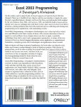 Alternative view 2 of Excel 2003 Programming: A Developer's Notebook