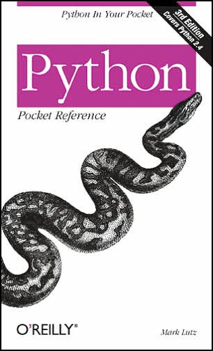 Python Pocket Reference Covers Python 24 By Mark Lutz Paperback 