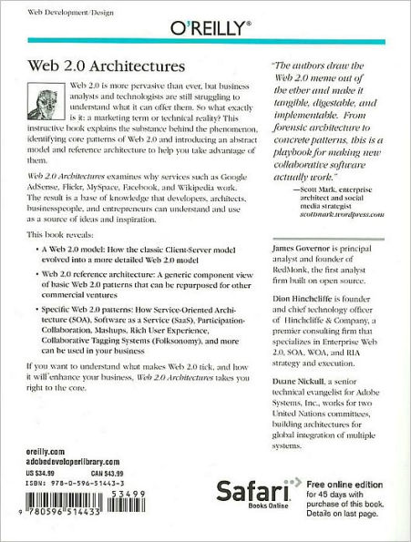 Web 2.0 Architectures: What entrepreneurs and information architects need to know