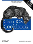 Alternative view 1 of Cisco IOS Cookbook: Field-Tested Solutions to Cisco Router Problems