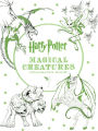 Harry Potter Magical Creatures Coloring Book (Turtleback School & Library Binding Edition)