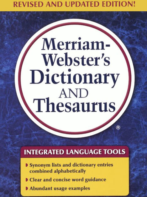 Merriam-Webster's Dictionary And Thesaurus (Trade Edition) By Eds ...