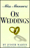 Miss Manners on Weddings