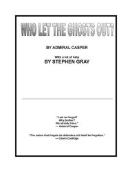 Title: Who Let The Ghosts Out?, Author: Admiral Casper