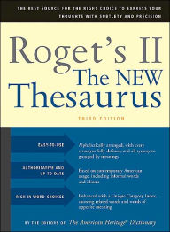 Roget's II The New Thesaurus, Third Edition