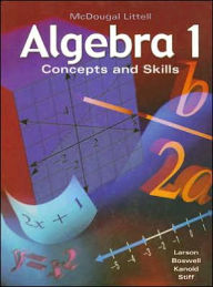 Algebra 1: Concepts & Skills: Student Edition ? 2004 2004 / Edition 1