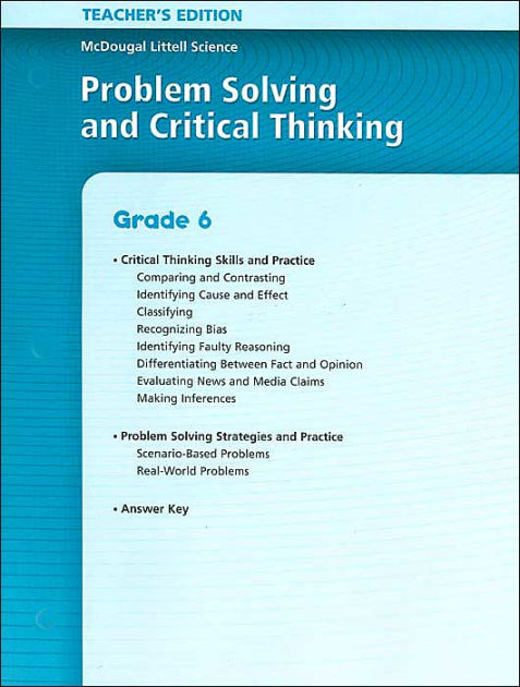 Problem Solving And Critical Thinking