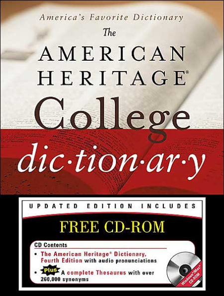 The American Heritage College Dictionary, Fourth Edition with CD-ROM / Edition 4