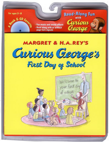 Curious George's First Day of School Book & CD