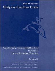 Student Study Guide, Volume 1 for Larson/Hostetler/Edwards' Calculus: Early Transcendental Functions, 4th / Edition 4