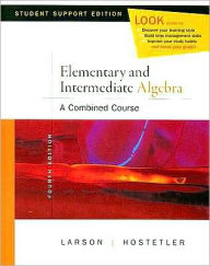 Elementary and Intermediate Algebra: A Combined Course, Student Support Edition / Edition 4