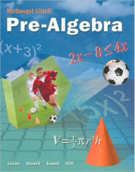 McDougal Littell Pre-Algebra: Student Edition 2008 / Edition 1