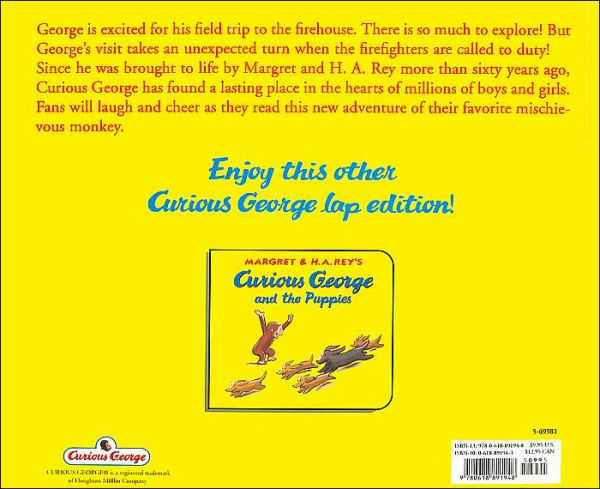 Curious George and the Firefighters Board Book: Lap Edition