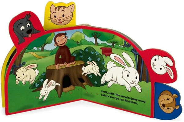 Curious George Hide-and-Seek Tabbed Board Book