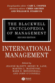 Title: The Blackwell Encyclopedia of Management, International Management / Edition 2, Author: Jeanne McNett