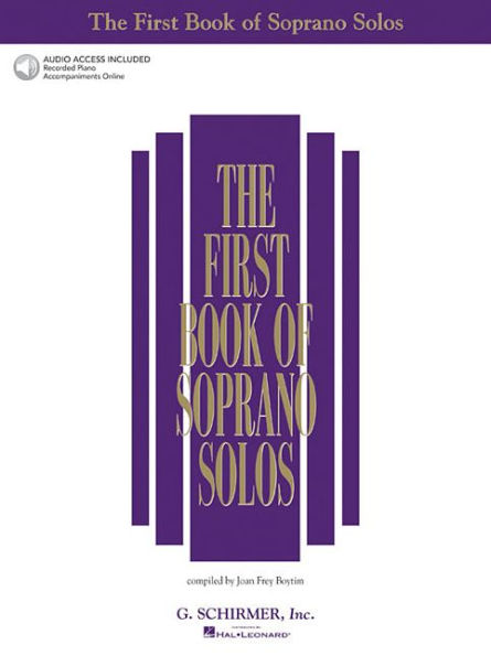 The First Book of Soprano Solos Book/Online Audio