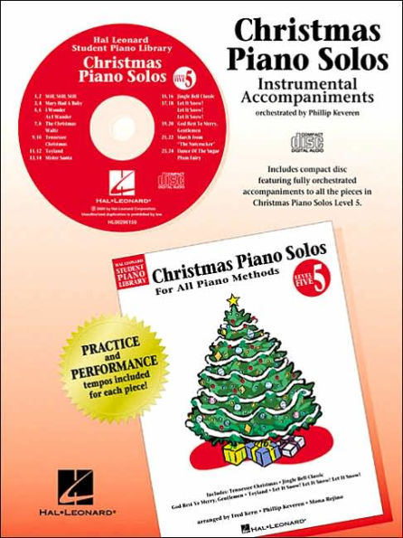 Christmas Piano Solos - Level 5 - CD: Hal Leonard Student Piano Library