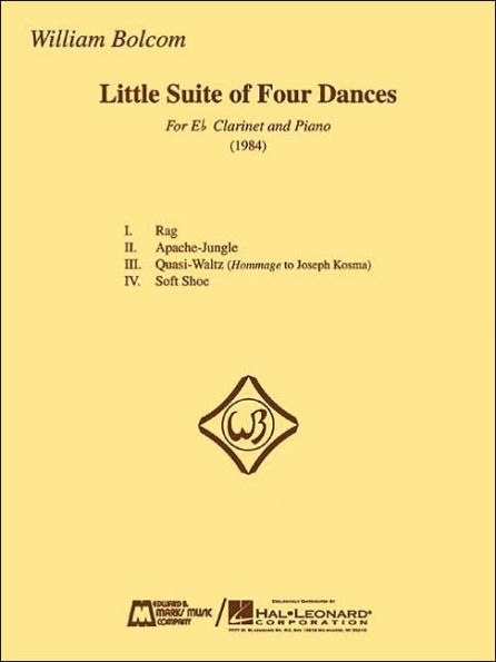 William Bolcom - Little Suite of Four Dances: for E-Flat Clarinet and Piano
