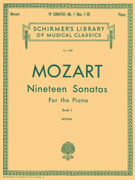 19 Sonatas - Book 1: English/Spanish Schirmer Library of Classics Volume 1305 Piano Solo
