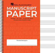Title: Wide Staff Manuscript Paper Red Cover, Author: Hal Leonard Corp.