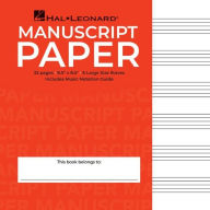 Title: Wide Staff Manuscript Paper Red Cover, Author: Hal Leonard Corp.