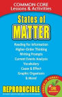States of Matter: Common Core Lessons & Activities