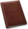 British Tan Bonded Leather Address Book 9