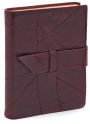 Brown Rustic Italian Leather Journal with Tab Closure 4x6