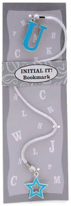 Title: Initial It! Metal Bookmark U