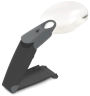 Rimless Handheld/Free Standing Magnifier with LED