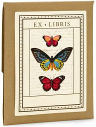 Vintage Butterflies Bookplates