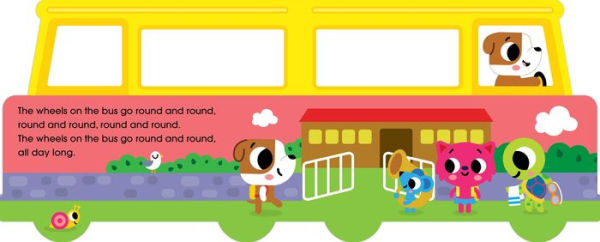 The Wheels on the Bus: Shaped Board Book