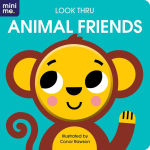 Alternative view 1 of Look Thru: Animal Friends: Board book with fun cut-outs!