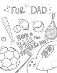 Alternative view 2 of For Dad: Coloring Book: Color-Your-Own Art & Activity Book