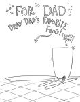 Alternative view 3 of For Dad: Coloring Book: Color-Your-Own Art & Activity Book