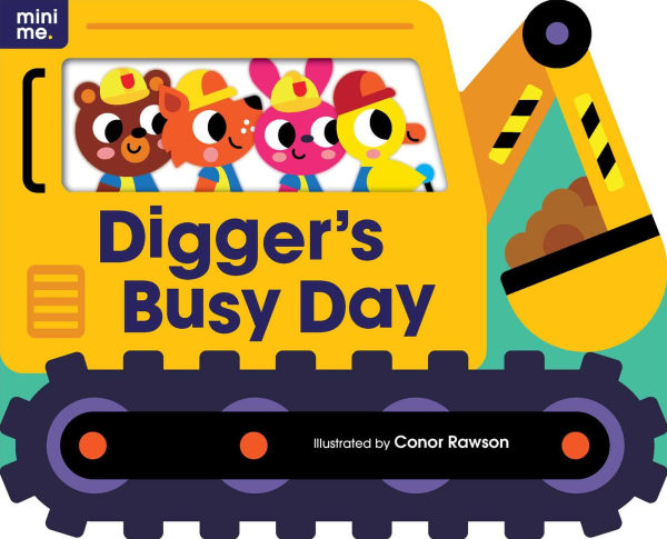 Digger's Busy Day: Shaped Board Book