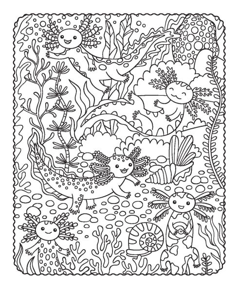 Activity Folder - Axolotl Buddies