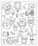 Alternative view 2 of Activity Folder - So Cute! Gel Pens