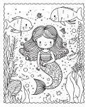 Alternative view 2 of Activity Folder - Mermaid Metallics