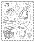 Alternative view 3 of Activity Folder - Mermaid Metallics