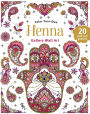 Henna: Coloring Book: Color-Your-Own Gallery Wall Art