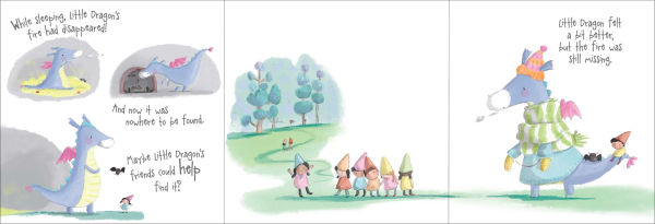 The Little Dragon Who Lost Their Fire: Lift-the-Flap Board Book