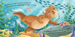 Alternative view 2 of I Love Being a Sea Otter: Padded Board Book: Picture Storybook