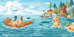 Alternative view 6 of I Love Being a Sea Otter: Padded Board Book: Picture Storybook